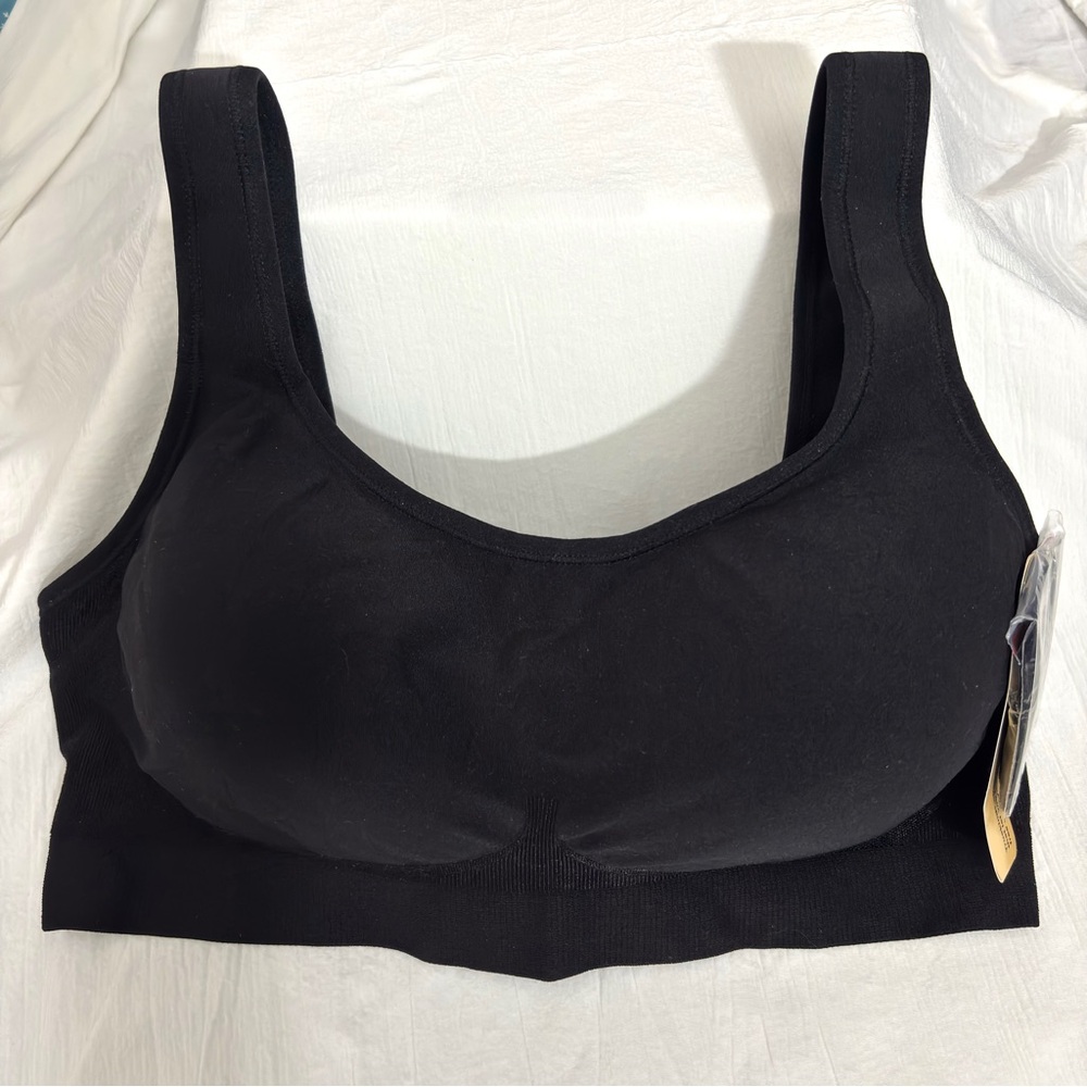 Truekind® Wireless Shaper Bra - Daily Comfort Size L Black